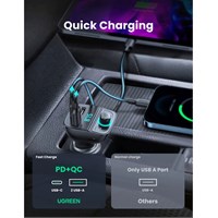 Ugreen Bluetooth FM transmiter i auto punjač