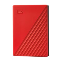 WESTERN DIGITAL Eksterni disk My Passport USB 3.2 6TB 6TB Crvena, WDBR9S0060BRD