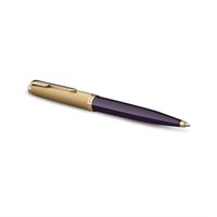 PARKER Kemijska olovka 51 Deluxe  Plum Acrylic Gold Trim; crni ispis