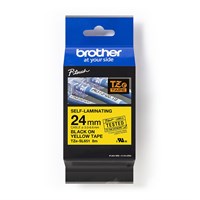 BROTHER P-TOUCH Samo-plastificirajuće Pro trake TZe-SL651: 24 mm, crno/žutom