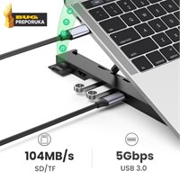 Ugreen Stalak za Notebook s prijenosni s 5-u1 HUB-om