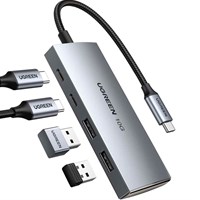 Ugreen USB 3.0 HUB Type-C Multport USB-C 3.2 na 2x USB-A 3.2 + 2x USB-C 3.2; 10Gbps 