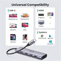 Ugreen USB 3.0 HUB Type-C Multport